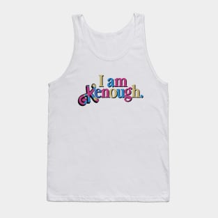 I Am Kenough Colorful Tank Top